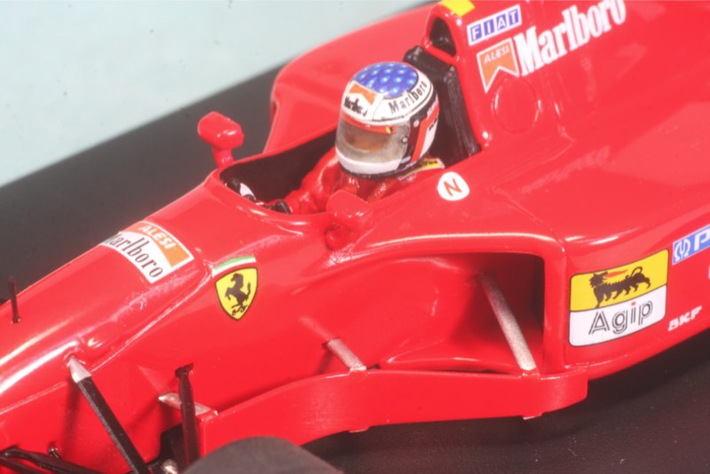 ルックスマート1/43 フェラーリ412T2 J.アレジ1995年カナダGP優勝
