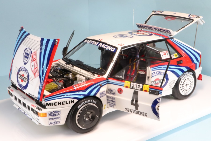 大注目】 トップマルケス 43 ランチア デルタ HF インテグラーレ No.3 1992 WRC ツール・ド・コルス ウィナー D.オリオール  完成品ミニカー TOP43004B