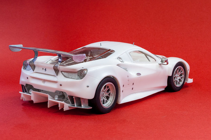 MFH-K646 - モデルファクトリー ヒロ 1/24 レジンキット フェラーリ 488 GTE Ver.D ルマン 2017 Scuderia  Corsa #62 - ミニカーショップ ロム